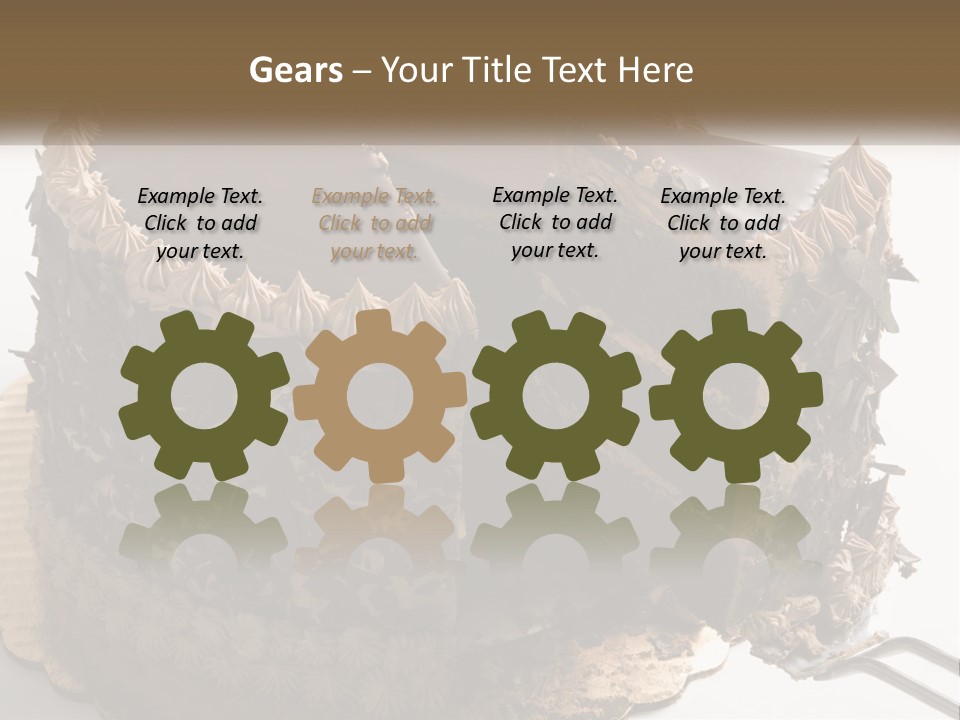 Frosted Cake Decorative PowerPoint Template