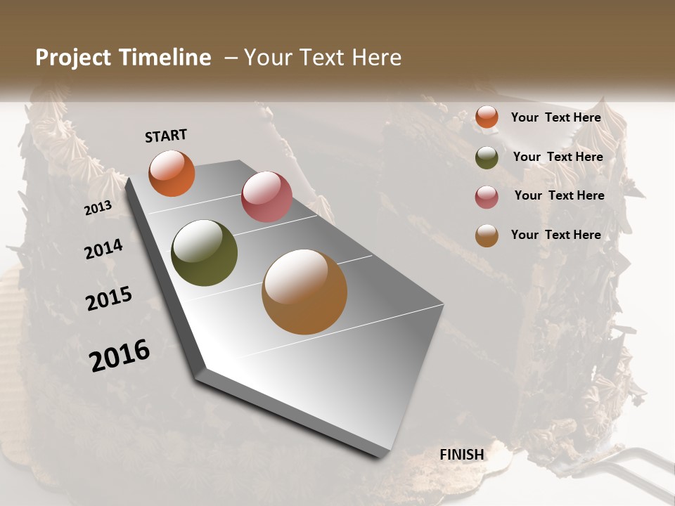 Frosted Cake Decorative PowerPoint Template