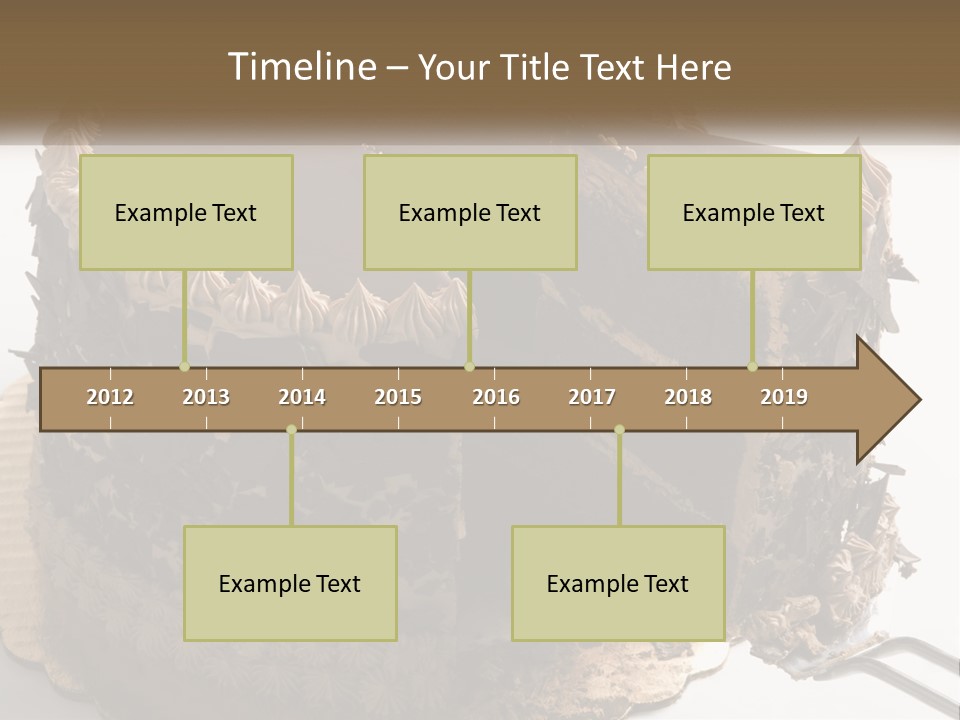 Frosted Cake Decorative PowerPoint Template