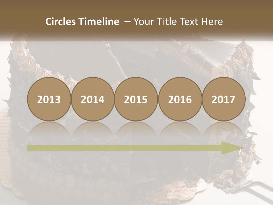 Frosted Cake Decorative PowerPoint Template