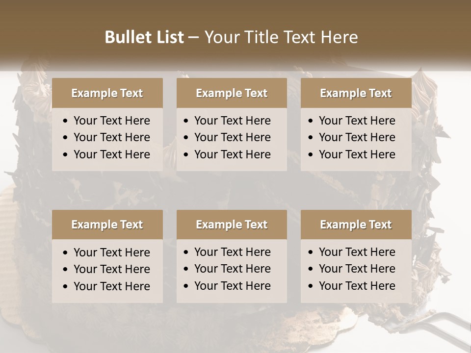 Frosted Cake Decorative PowerPoint Template