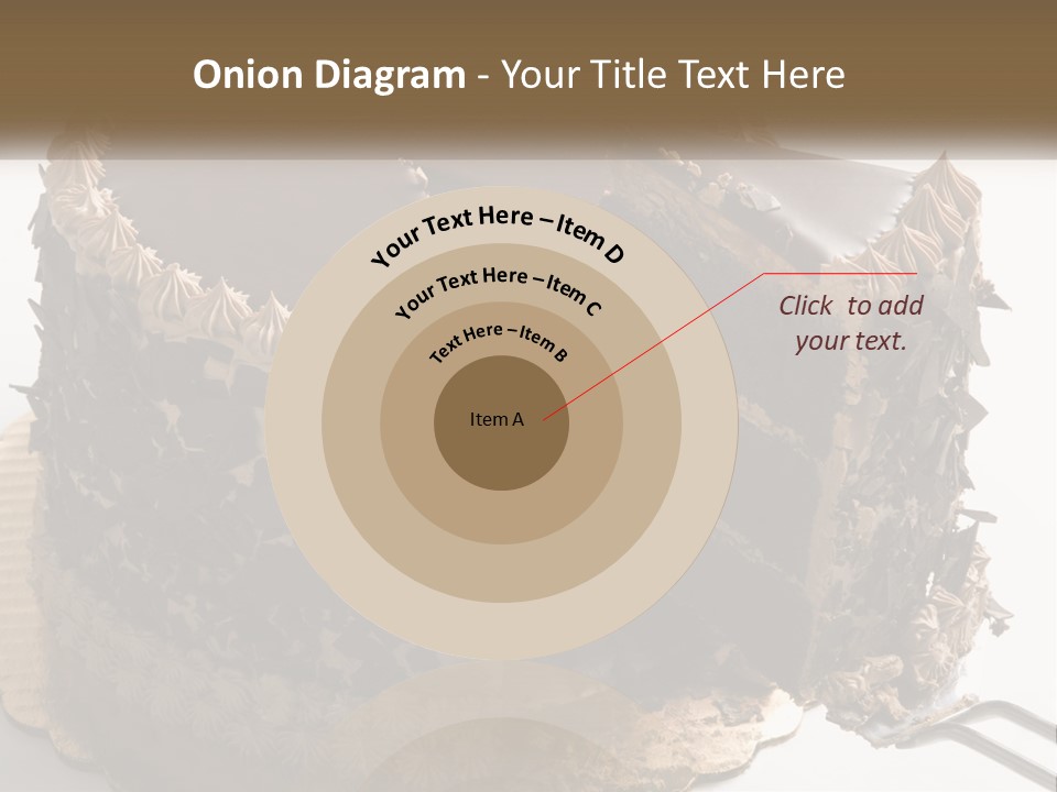 Frosted Cake Decorative PowerPoint Template