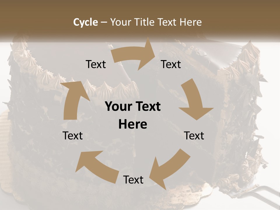 Frosted Cake Decorative PowerPoint Template