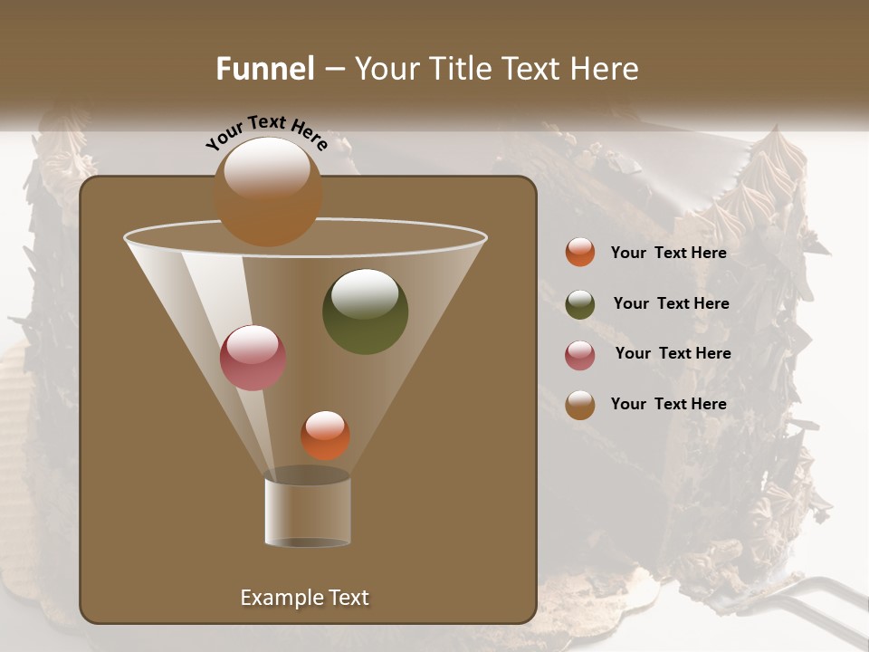 Frosted Cake Decorative PowerPoint Template