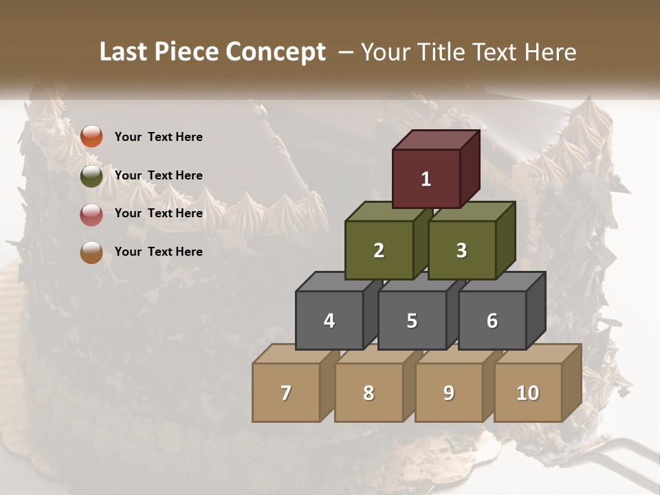 Frosted Cake Decorative PowerPoint Template