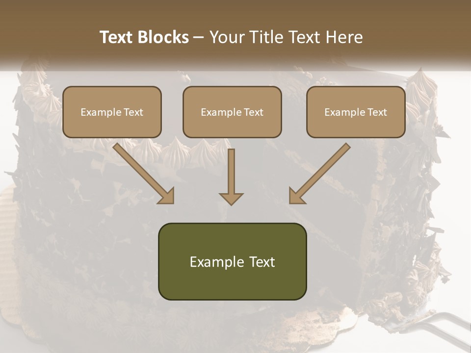 Frosted Cake Decorative PowerPoint Template