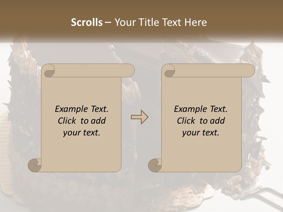 Frosted Cake Decorative PowerPoint Template