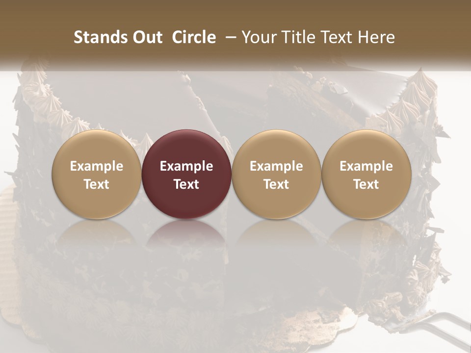 Frosted Cake Decorative PowerPoint Template
