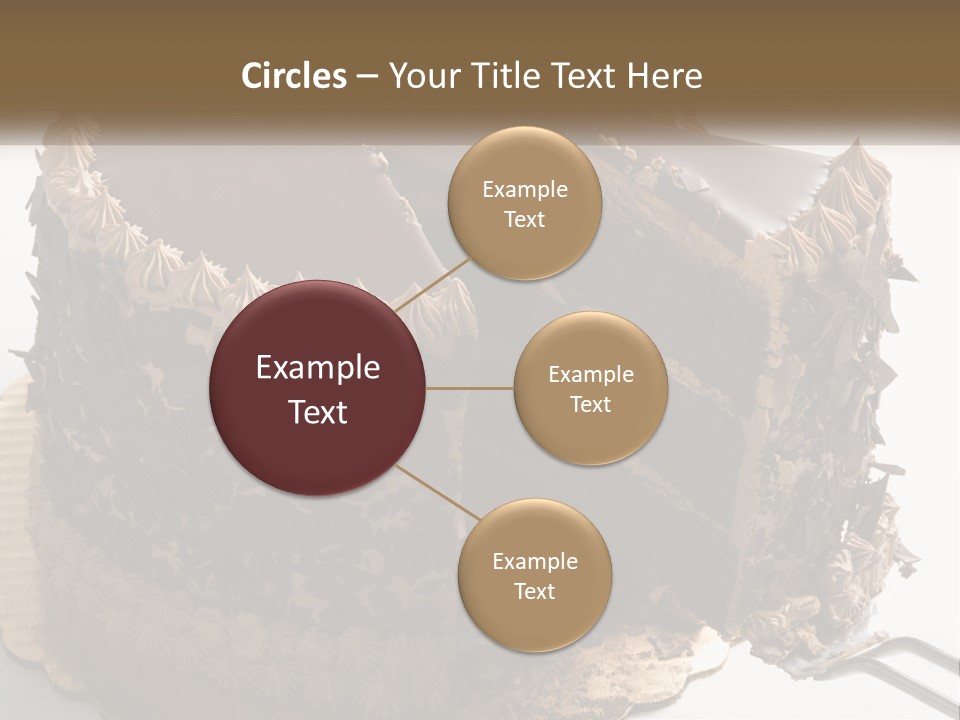 Frosted Cake Decorative PowerPoint Template