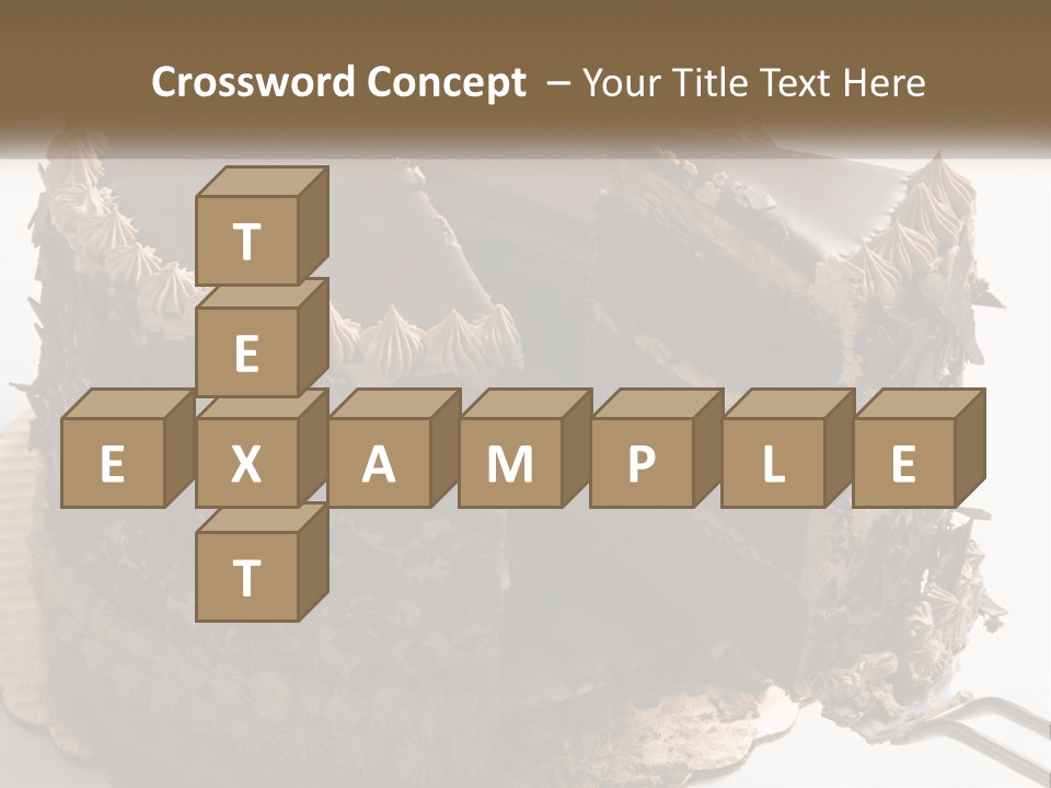 Frosted Cake Decorative PowerPoint Template