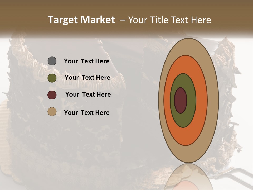 Frosted Cake Decorative PowerPoint Template