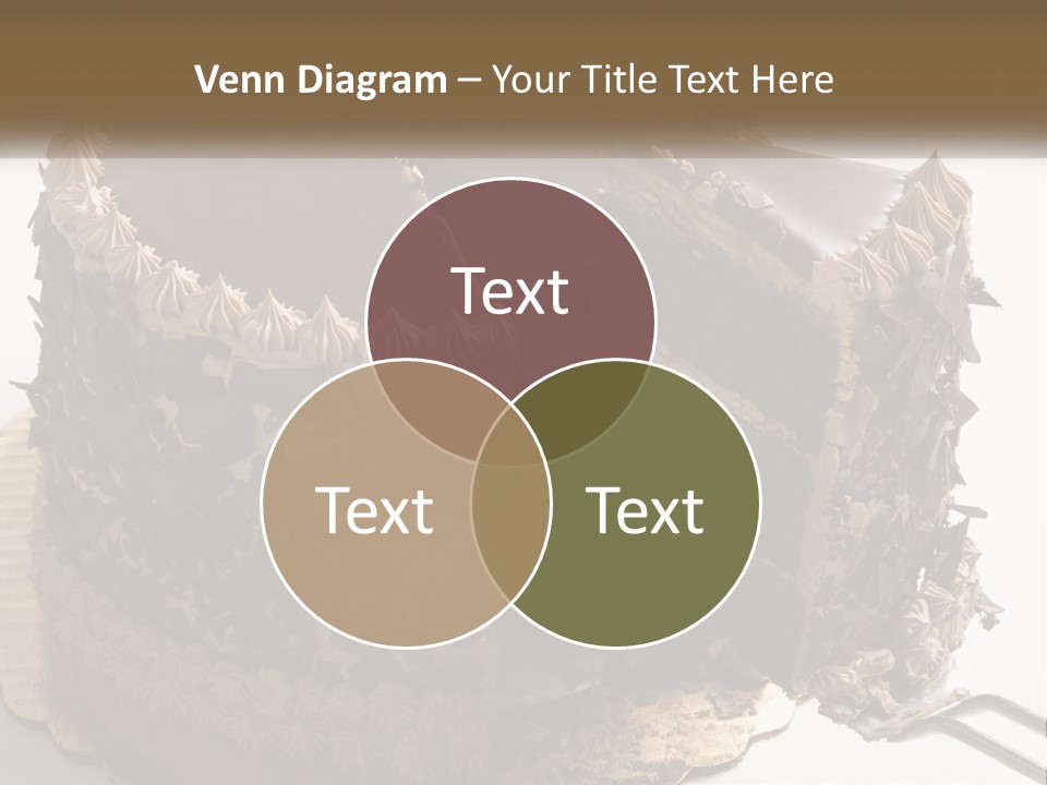 Frosted Cake Decorative PowerPoint Template