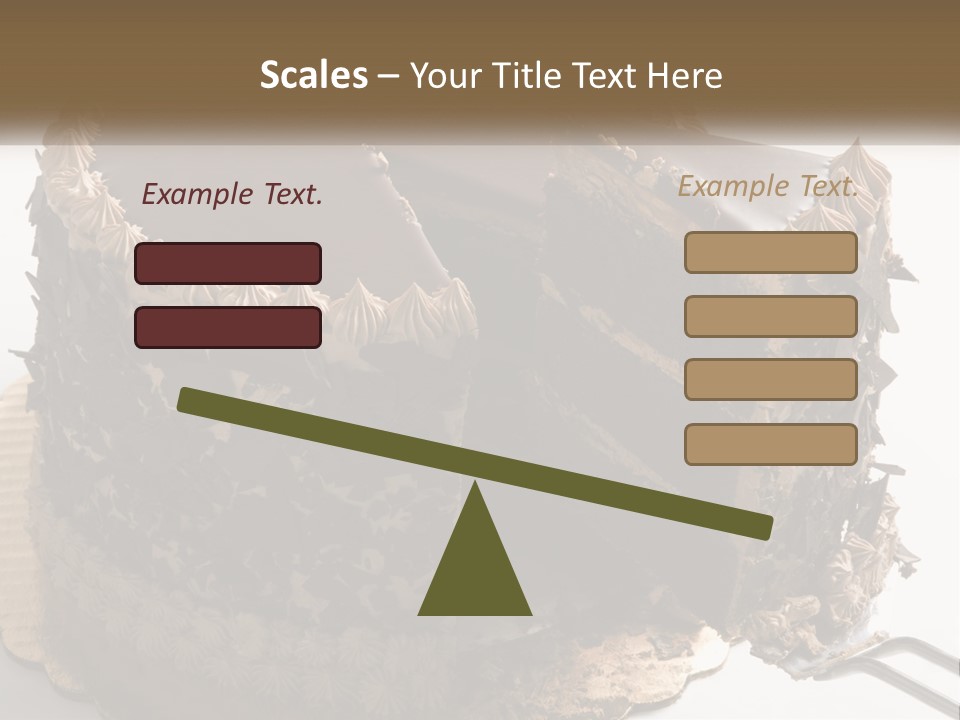 Frosted Cake Decorative PowerPoint Template