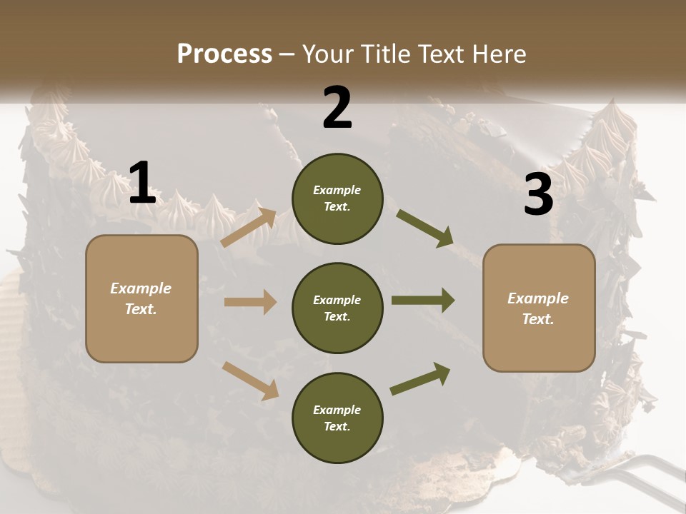 Frosted Cake Decorative PowerPoint Template