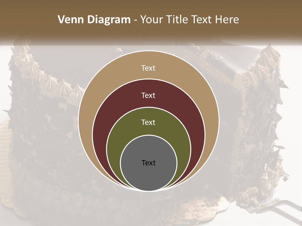 Frosted Cake Decorative PowerPoint Template