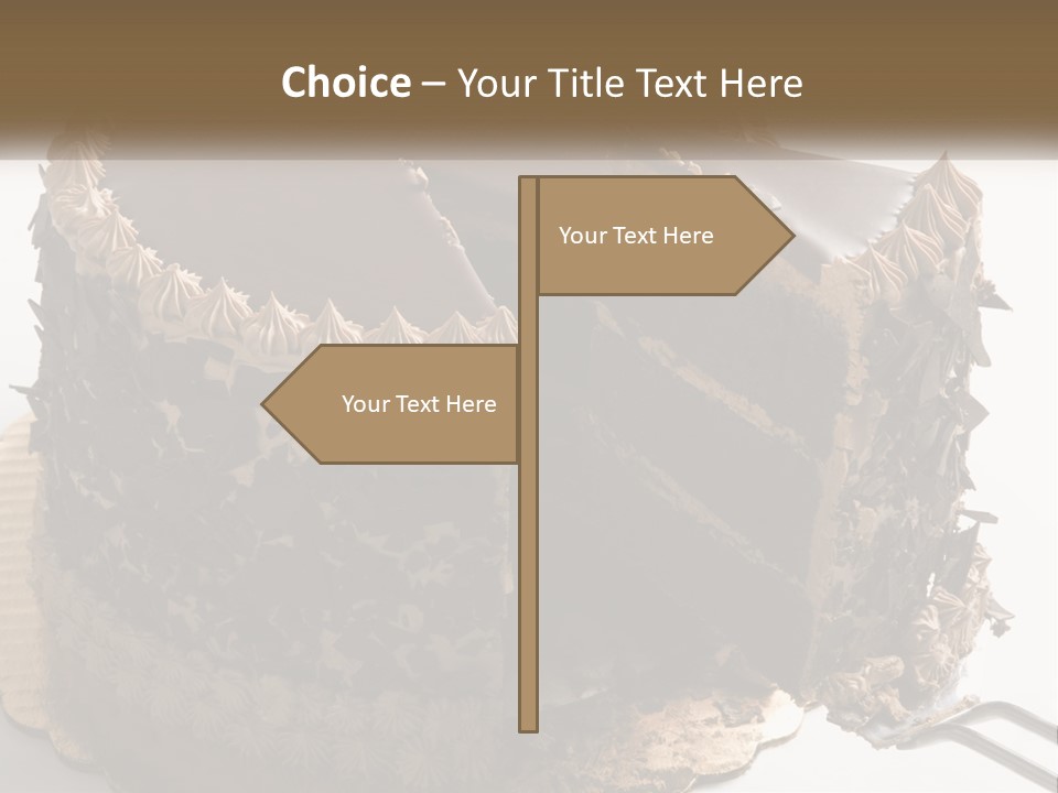 Frosted Cake Decorative PowerPoint Template