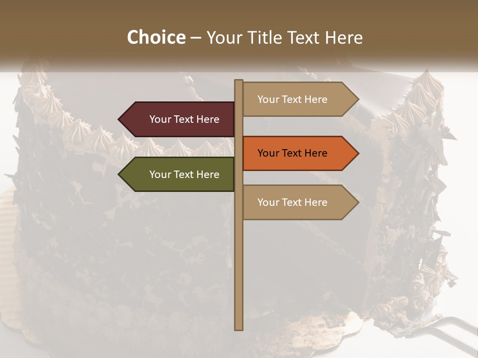 Frosted Cake Decorative PowerPoint Template