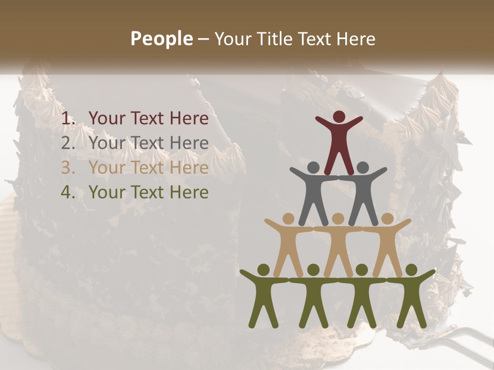 Frosted Cake Decorative PowerPoint Template