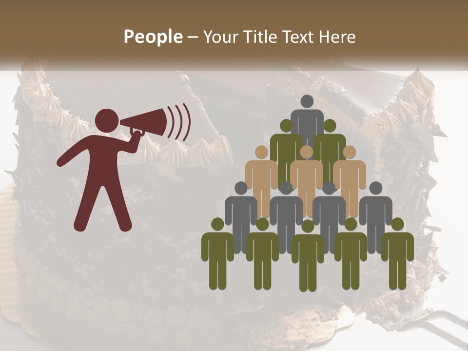 Frosted Cake Decorative PowerPoint Template