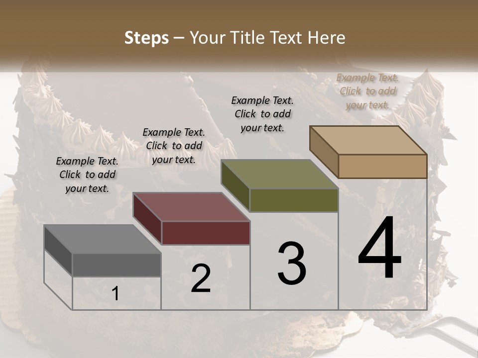 Frosted Cake Decorative PowerPoint Template