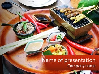 Sauce Grilling Spring PowerPoint Template
