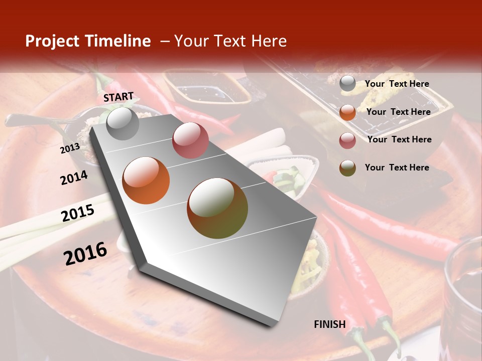 Sauce Grilling Spring PowerPoint Template