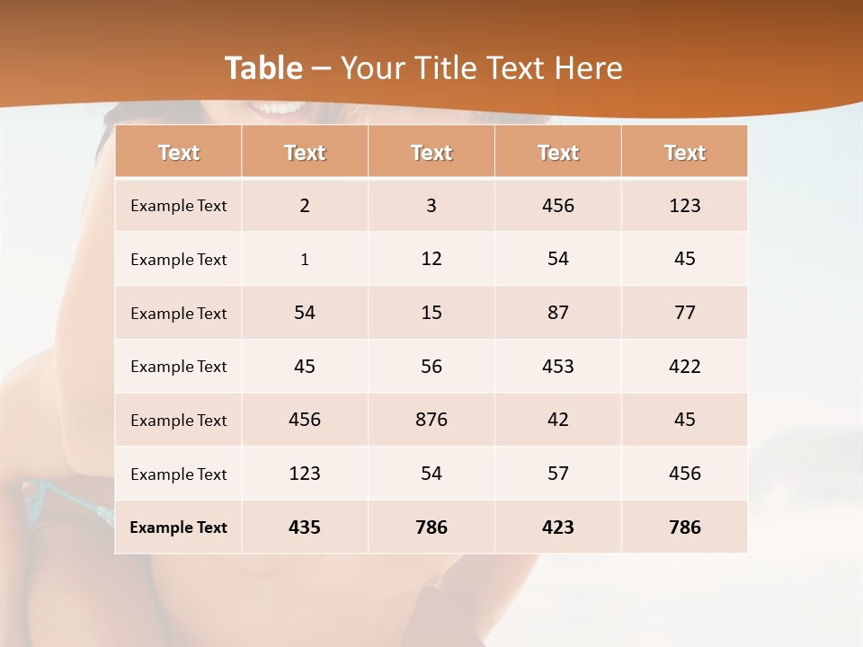 A Man Holding A Woman In His Arms On The Beach PowerPoint Template