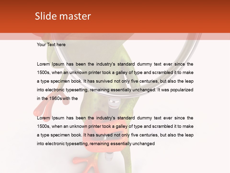 Jump Amazonian Hop PowerPoint Template