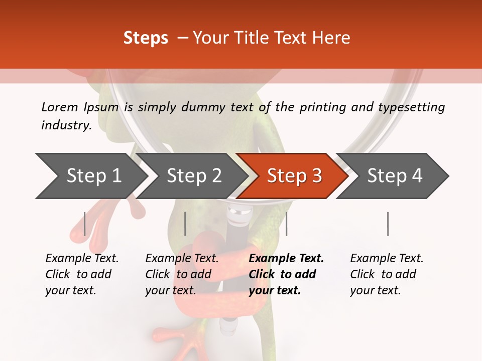 Jump Amazonian Hop PowerPoint Template