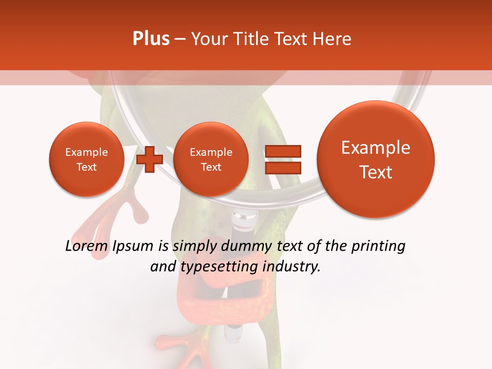 Jump Amazonian Hop PowerPoint Template