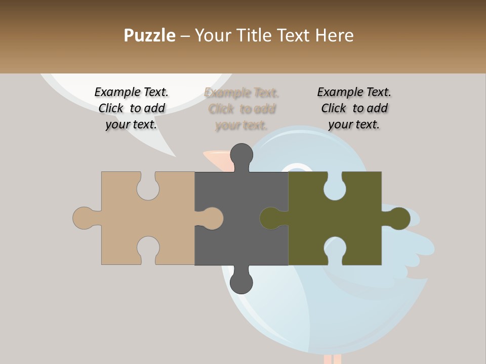 Cute Concept Announce PowerPoint Template