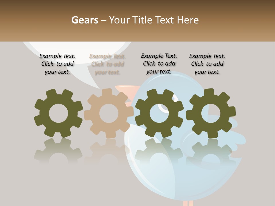 Cute Concept Announce PowerPoint Template