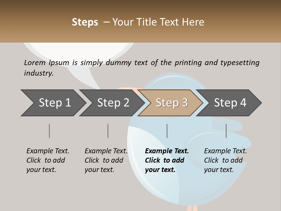 Cute Concept Announce PowerPoint Template