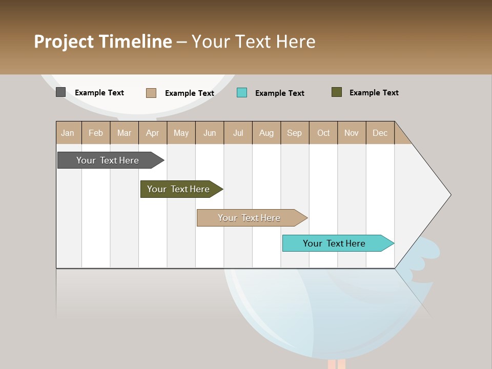 Cute Concept Announce PowerPoint Template