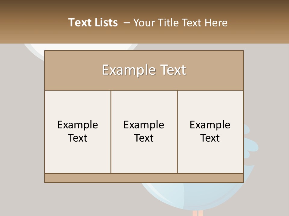 Cute Concept Announce PowerPoint Template