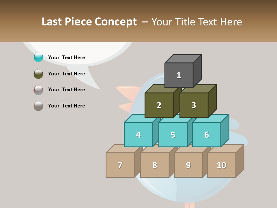 Cute Concept Announce PowerPoint Template