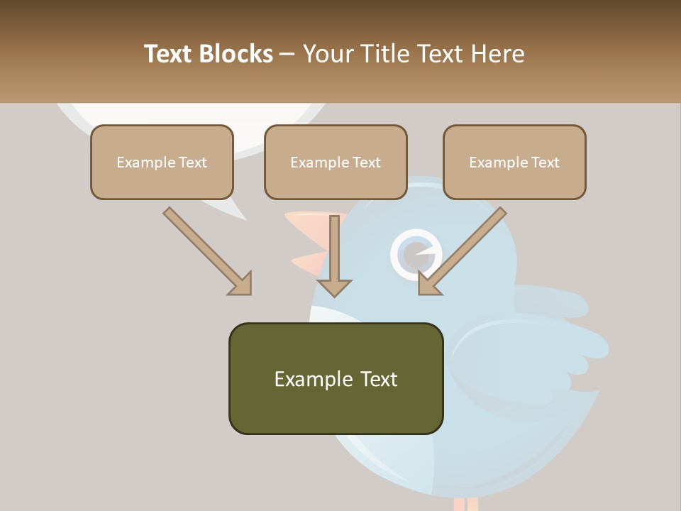 Cute Concept Announce PowerPoint Template