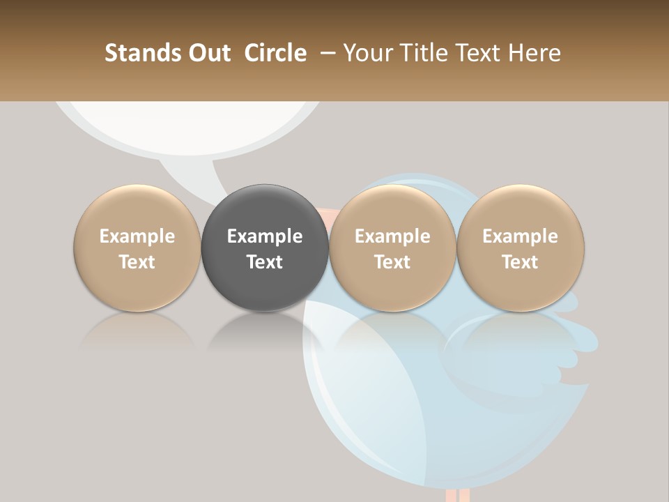 Cute Concept Announce PowerPoint Template