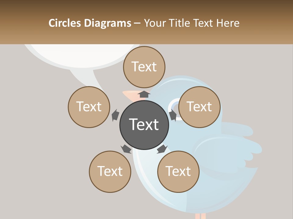 Cute Concept Announce PowerPoint Template