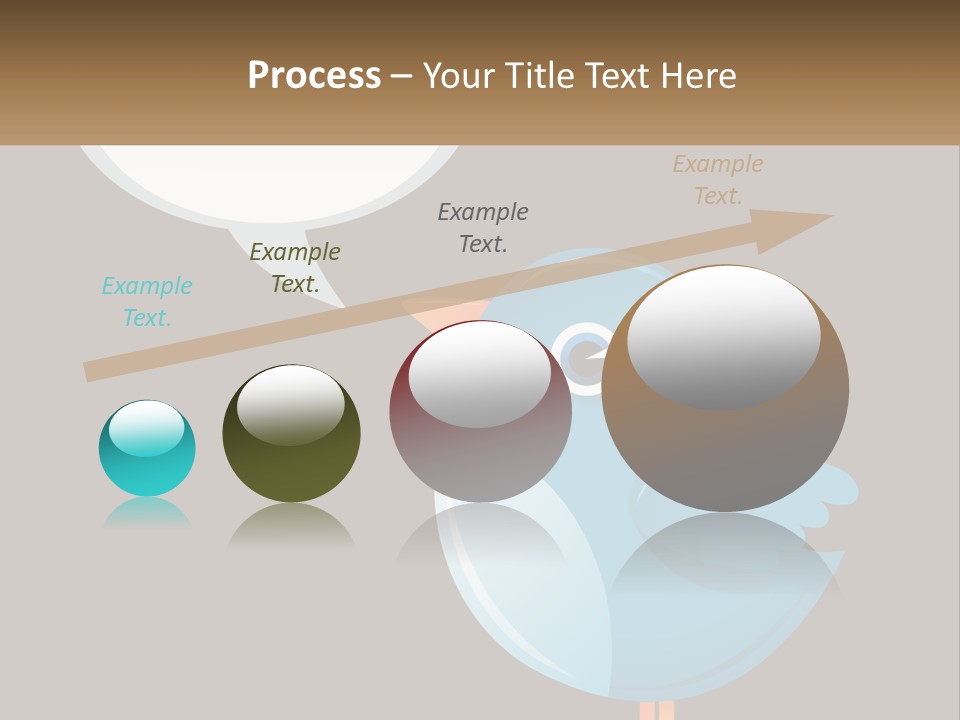 Cute Concept Announce PowerPoint Template