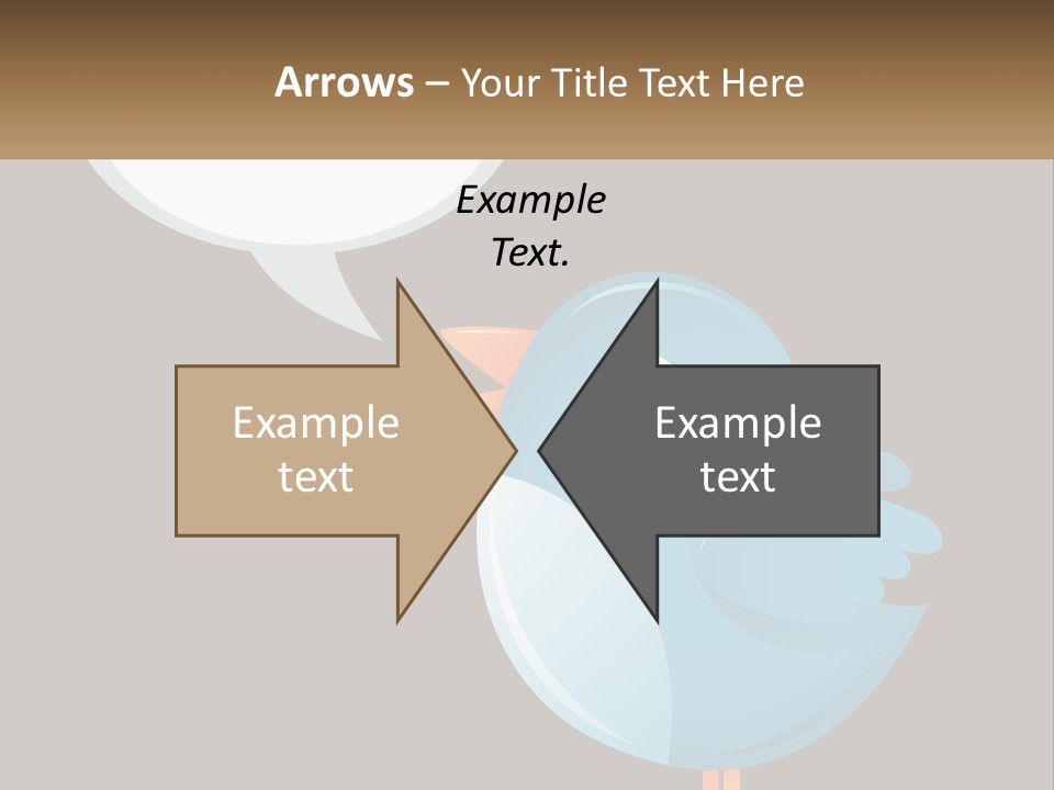 Cute Concept Announce PowerPoint Template