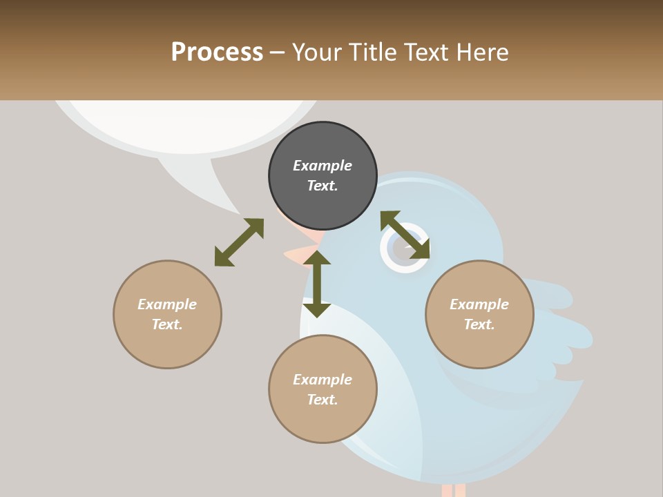Cute Concept Announce PowerPoint Template