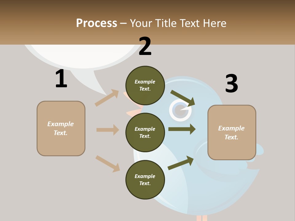 Cute Concept Announce PowerPoint Template