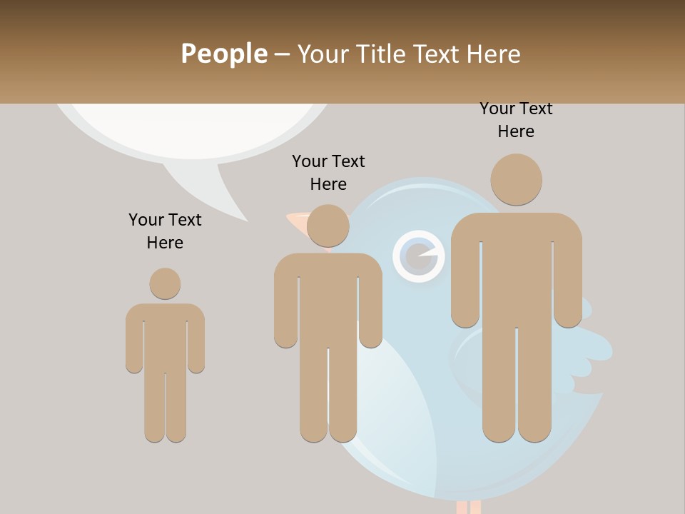 Cute Concept Announce PowerPoint Template