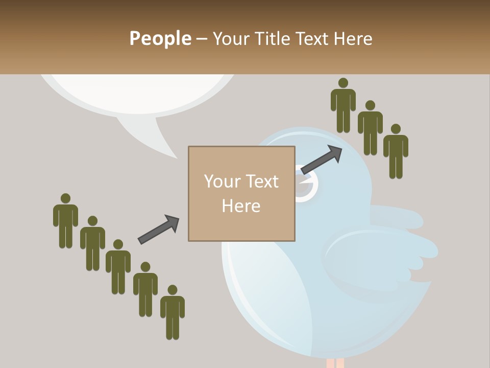 Cute Concept Announce PowerPoint Template
