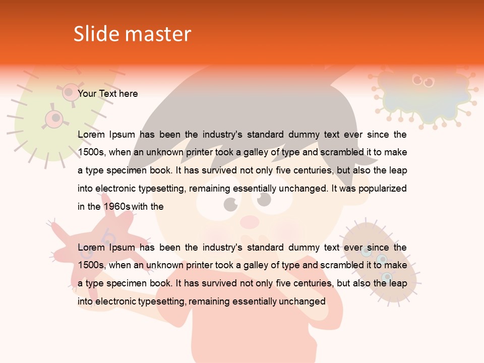 Healthcare Contagious Template PowerPoint Template