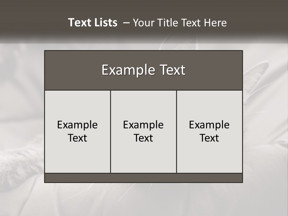 Tail Stripes White PowerPoint Template