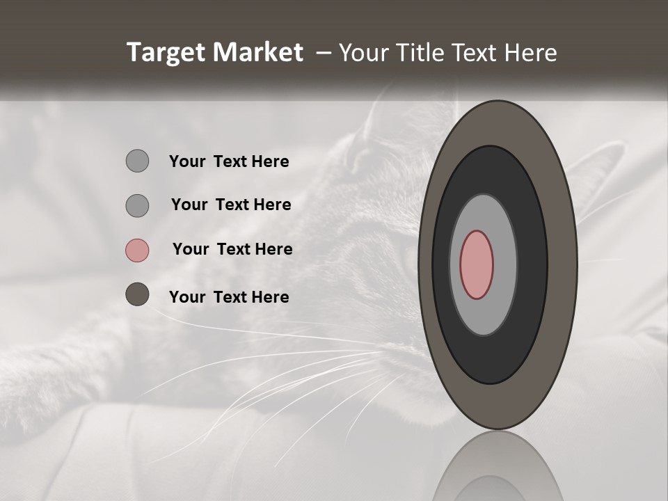 Tail Stripes White PowerPoint Template