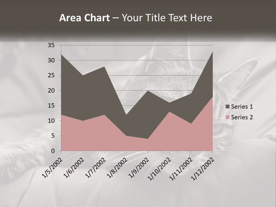 Tail Stripes White PowerPoint Template