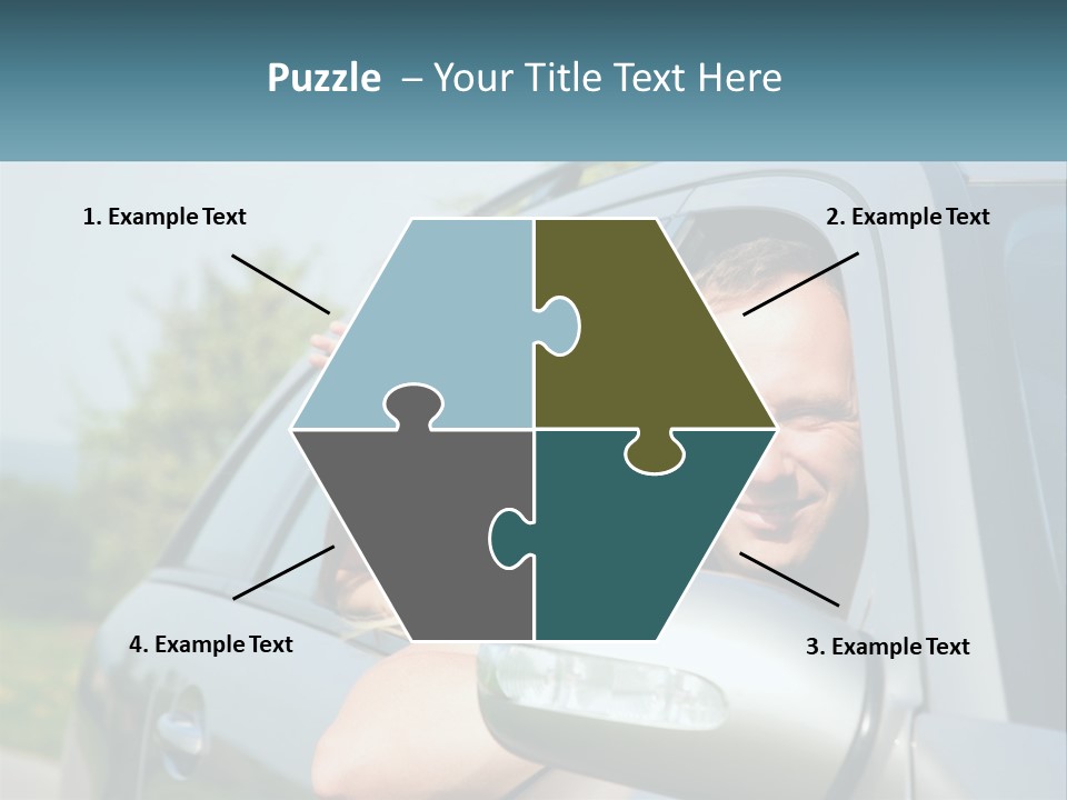 Girls Mobile Travel PowerPoint Template